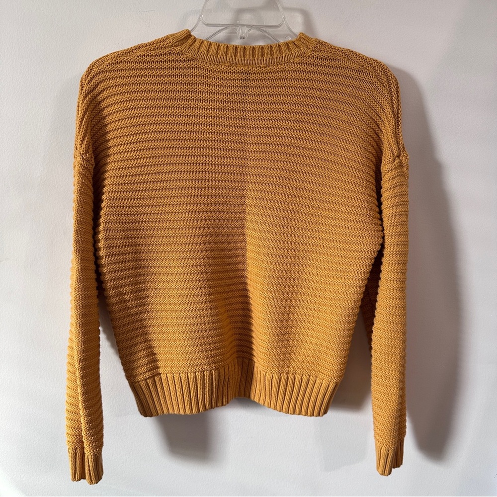 DIVIDED | Women’s Rib Knit Mustard Sweater size Small - Picture 6 of 6